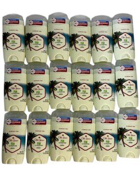 Old Spice Fiji Deodorant 18 Pack Palm Tree Scent Aluminum Free Bulk